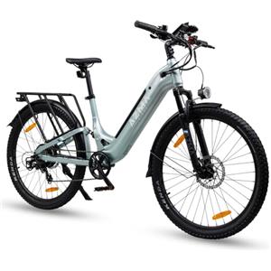 AZMA Bici Elettrica,27.5/29 Bici Elettrica Uomo Donna da 36V/48V Batteria Rimovibile,Autonomia di 100-140,Bicicletta Elettrica,8 Velocità Ebike da per MTB