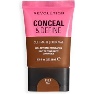 Revolution Beauty London Revolution Conceal & Define Soft Matte Tube Foundation, F16.7NW