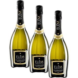 ELÈM FOXCUP ELÈM Prosecco Valdobbiadene DOCG Superiore 1 X 750 ml (Confezione da 3)