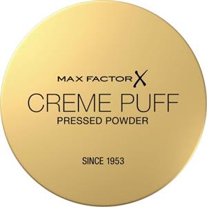 Max Factor Creme Puff Cipria Compatta, Finish Opaco e Texture Leggera, Adatta a Tutti i Tipi di Pelle, 081 Truly Fair, 14 g