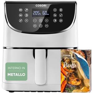 Cosori Friggitrice ad Aria 5,7 L, 13 Funzioni, 97% Meno Olio, 1700W Bianco