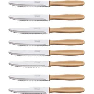 ARCOS Set 8 Coltelli da Tavola Lama Seghettata 125mm