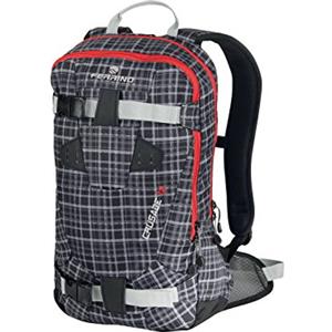 Ferrino Crusade, Zaino da Hiking con Porta Snowboard, Sci o Ciaspole Unisex Nero, 12 Litri