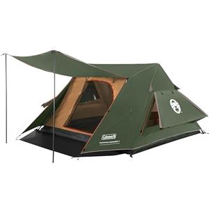 Coleman Coastline 3 Plus | Tenda compatta per 3 Persone | Tenda a Tunnel per 3 Persone | Tenda da Campeggio Leggera con vestibolo e finestre | Impermeabile Grazie a Una Colonna d'Acqua di 3.000 mm