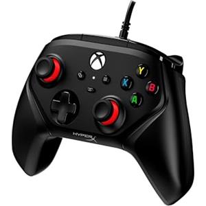 HyperX Clutch Gladiate, Controller cablato USB-C con licenza XBOX, Doppi blocchi per grilletti, Pulsanti programmabili, Impugnatura comoda, Jack Audio 3,5 mm, Compatibile con Xbox, Nero