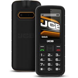 JCB Tradesman 2F Telefono Cellulare Rugged 4G Galleggiante | IP69K | MIL-STD-810H | Dual SIM | 48MB RAM + 128MB ROM | Tasti Grandi per Guanti | Telefono Resistente Impermeabile - Nero
