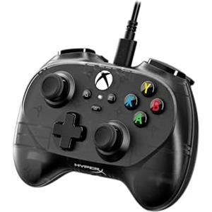 HyperX Clutch Tanto Mini, Controller cablato USB-C con licenza XBOX, Design Ergonomico e Formato Compatto, Pulsanti Standard, Cavo Convertibile, Compatibile con Xbox, PC e Android, Nero