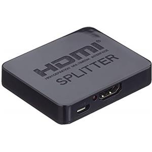 PremiumCord Premium Cord - Splitter HDMI a 2 Porte, 3D, 4 K x 2 K, Full HD con Alimentazione USB