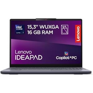 Lenovo IdeaPad Slim 3 Notebook 15" IPS, Intel Core Ultra 7 355, RAM 16GB, 512GB SSD, Windows 11 Home, WiFi 6, Laptop per Casa, Ufficio, Studio, Multitasking, Uso Quotidiano - Caricatore non incluso