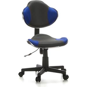HJH Office 633000 Sedia girevole per bambini KIDDY GTI-2 grigio/blu sedia da scrivania per bambini ergonomica, regolabile in altezza, sedia per ragazzi