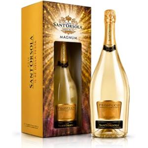 Sant'Orsola - Prosecco D.O.C. Millesimato Magnum Extra Dry, da Uva Glera, Gusto Fresco con Note Fruttate, 1x1500 ml