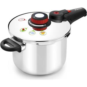 MONIX Selecta | Pentola a pressione 9 L, Acciaio inox 18/10