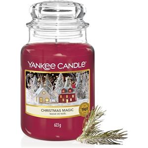 Yankee Candle Candela profumata in giara grande | Magia natalizia | Durata Fino a 150 Ore | Regali perfetti per le donne