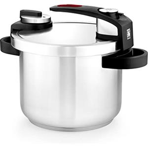 BRA Tekna | Pentola a pressione 6 L, acciaio inox 18/10