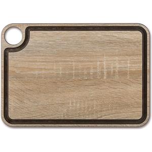 Arcos Taglieri - Taglieri con Canale - Resina e Fibra di cellulosa 33 x 23 cm e 6,5 mm Spessore - Colore Marrone