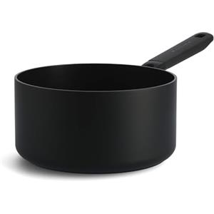 KitchenAid Classic Forgiato Anodizzato Duro Antiaderente in Ceramica Senza PFAS, Pentola da 20 cm/3,1 Litri, Induzione, Utilizzabile in Forno, Lavabile in Lavastoviglie, Nero