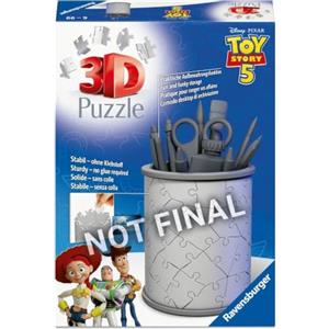 Ravensburger - Puzzle 3D Toy Story 5, Portapenne 57 Pezzi, Bambini 6+ Anni