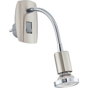 Eglo Faretto a presa Mini 4, lampada da presa a uno punto luce, lampada