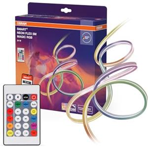 OSRAM SMART WIFI NEON FLEX Striscia LED 5m MGC RGB RC | Smart+ Wifi Neon Flex, Ambient Mood Light, Bianco, dia, 30000 h, confezione da 1