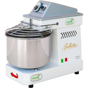 Famag Impastatrice a Spirale Testa Fissa 5Kg 350W Famag Grilletta IM5/230 10 Velocità