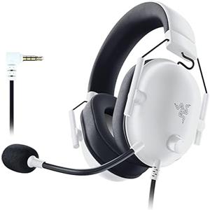 Razer BlackShark V2 X - Cuffie da Gioco Esports Cablate Multipiattaperma (Driver TriForce da 50 mm, Microfono cardioide HyperClear, Audio Surround 7.1) Bianco
