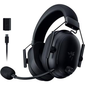 Razer BlackShark V2 HyperSpeed per PC Cuffie wireless per esport leggere ( 280g, Microfono HyperClear banda super larga, Driver TriForce in Titanio da 50 mm, Bluetooth) Nero