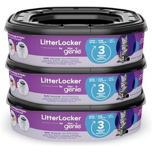 Litter Genie - 9 Mesi - 3 Ricariche XL Ottagonali per Lettiera
