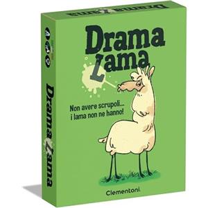 Clementoni - Drama Lama, Gioco di Carte per Bambini e Adulti 10-99 Anni, Sfida di Humour e Azione con Illustrazioni, Party Games Divertenti, Made in Italy, Lingua Italiana, 16815