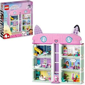 LEGO Gabby's Dollhouse - Casa delle Bambole Giocattolo a 4 Piani con i Personaggi di Gabby, Pandy Panda, Dolcetto e Siregatta e Accessori - Regalo di Compleanno per Bambine da 4 Anni in su - 10788