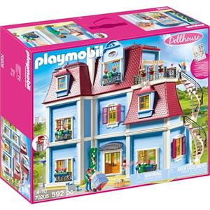 PLAYMOBIL Dollhouse 70205 - Grande casa delle bambole, Con campanello funzionante, Dai 4 anni