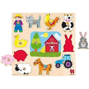 Jumbo Goula 53025 - Puzzle Silhouette Fattoria