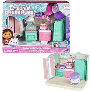 DREAMWORKS GABBY'S DOLLHOUSE Gabby's Dollhouse, La Cucina Di Gattino Dolcetto, Stanza della Casa, 3+
