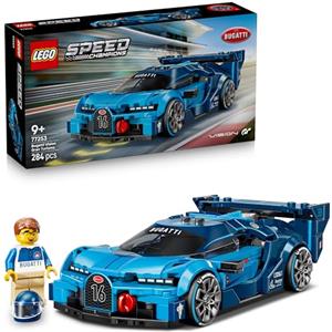 LEGO Speed Champions Super Auto Sportiva Bugatti Vision GT - Modello di Macchina Giocattolo con Minifigure da Collezione - Idea Regalo per Bambini da 9 Anni in su Fan degli Sport Motoristici - 77253