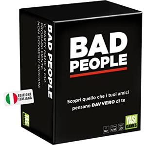 Rocco Giocattoli Yas Games- Bad People - L'Unico In Italiano - Da 3 a 10 Giocatori dai 18 anni in su