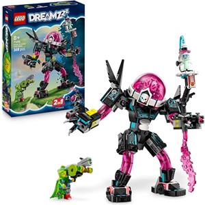 LEGO DREAMZzz 2in1 Mateo vs. Mech Cyber Ragno - Robot Giocattolo Modulare per Bambini da 8 Anni Ricostruibile in Cerebro-Scorpio - Include una Minifigure e un Dreamling - Idea Regalo Creativa - 71495