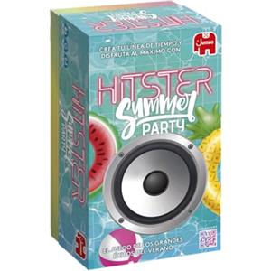 Hitster Jumbo Hitster Summer Party, gioco da tavolo per adulti e divertimento, gioco da tavolo musicale, a partire da 16 anni, da 2 a 10 giocatori, app gratuita, gioco estivo, per feste, spagnolo (IT)