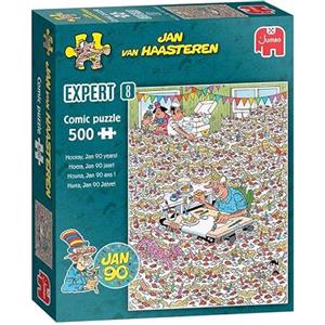 Jumbo Jan van Haasteren Expert 8 - Evviva, Jan compie 90 Anni! - 49 x 35 cm