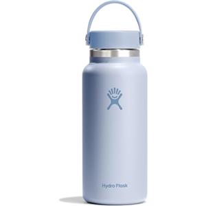HYDRO FLASK - Wide Mouth Bottiglia d'acqua da 946 ml (32 oz) - Acciaio inossidabile con isolamento sottovuoto e coperchio a prova di perdite e rivestimento in polvere - Surf