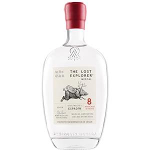 The Lost Explorer Mezcal - Messicano, Prodotto con 100% Agave Espadìn, Dolce ed Erbaceo, 42%, Bottiglia in Vetro da 750 ml