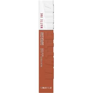 Maybelline New York Rossetto Matte SuperStay Matte Ink, Tinta Labbra a Lunga Tenuta, Colore Intenso e Vibrante, No Transfer, Amazonian (70), 5 ml