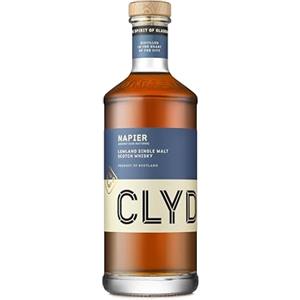 CLYDESIDE NAPIER Whisky Single Malt Scozzese, Lowlands, 46% Vol, 70cl, Invecchiato in Botti Ex-Sherry Oloroso
