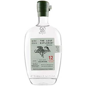 The Lost Explorer Mezcal - Messicano, Prodotto con 100% Agave Salmiana, Dolce e Speziato, 42%, Bottiglia in Vetro da 750 ml
