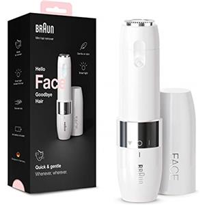 Braun Face Epilatore Viso Donna con Rifinitore di Precisione, FS1000 Bianco