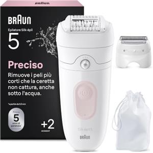 Braun Silk-Épil 5 Epilatore Elettrico Donna, 5-030, Rosa Flamingo