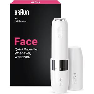 Braun Face Epilatore Viso Donna con Rifinitore di Precisione, FS1005 Bianco