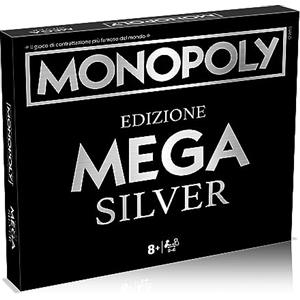 Winning Moves Mega Monopoly Edizione Black e Silver, Gioco da Tavolo, Edizione Italiana, Taglia Unica, WM04135-ITA-6