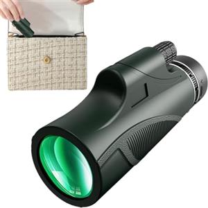 Genérico Telescopio monoculare 12 x 50 - Cannocchiale compatto ad alta | Telescopio monoculare, ottica ad alta potenza 12 x 50, design anti-appannamento, cannocchiale compatto