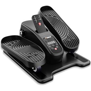 TODO Ellittica Elettrico, Mini Ellittico Sotto Scrivania con 12 Velocità, Portatile & Silenzioso Ellittica per Casa e Ufficio, Telecomando, Display e Modalità Auto/Manual, Pedaliera Riabilitazione