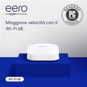 eero Router wi-fi mesh eero Pro 6E | Ethernet 2,5 Gbps | Fino a 190 m² |