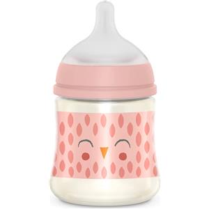 Suavinex Italia Srl Suavinex Bonhomia 0m+ Biberon Tettarella In Silicone Sx Pro Piuma Rosa 150ml